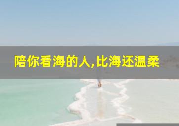 陪你看海的人,比海还温柔