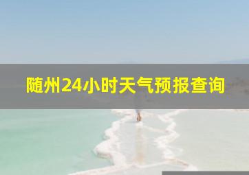 随州24小时天气预报查询