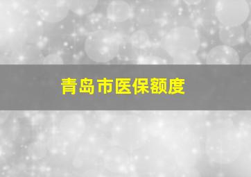 青岛市医保额度