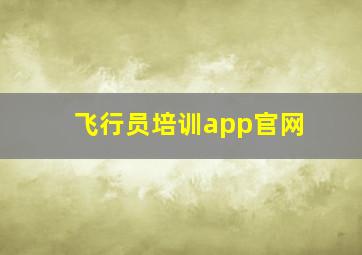 飞行员培训app官网