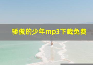 骄傲的少年mp3下载免费