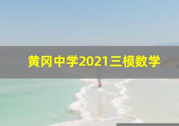 黄冈中学2021三模数学