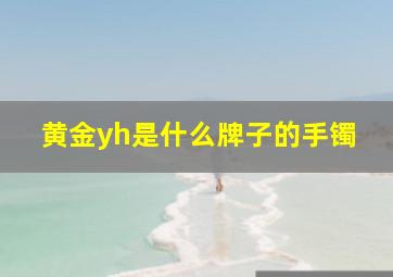 黄金yh是什么牌子的手镯