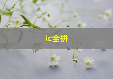 ic全拼