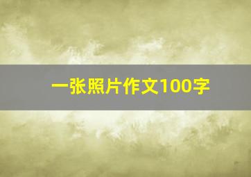 一张照片作文100字