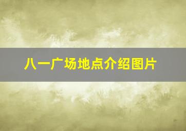 八一广场地点介绍图片