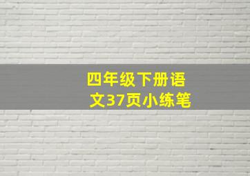 四年级下册语文37页小练笔