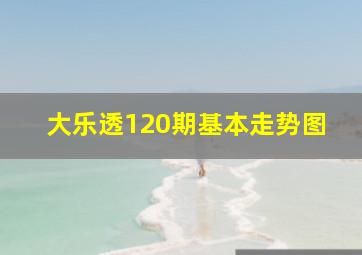 大乐透120期基本走势图