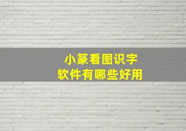 小篆看图识字软件有哪些好用