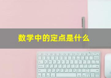 数学中的定点是什么