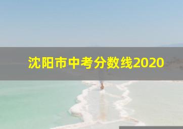 沈阳市中考分数线2020