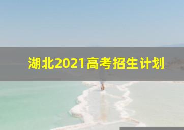 湖北2021高考招生计划