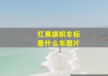 红黑旗帜车标是什么车图片