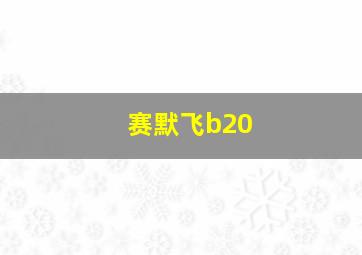 赛默飞b20